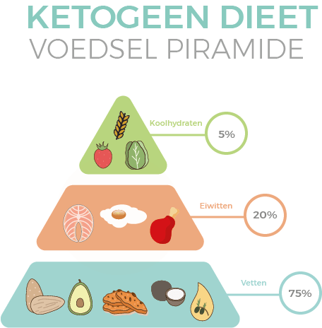 waarom een dieet soms niet werkt Keto dieet voedsel piramide