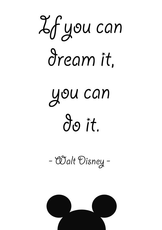 quote de wet van oneindige mogelijkheden Walt Disney www.gerindakappert.nl
